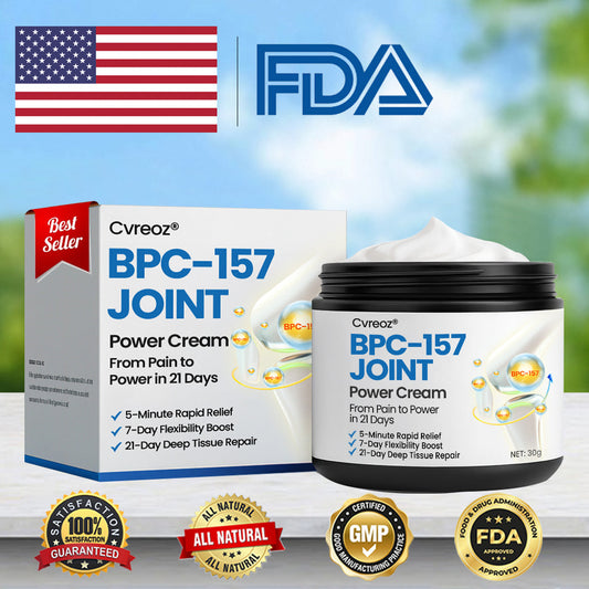Cvreoz® BPC-157 Joint Repair Cream – Fast Pain Relief & Anti-Inflammatory Power