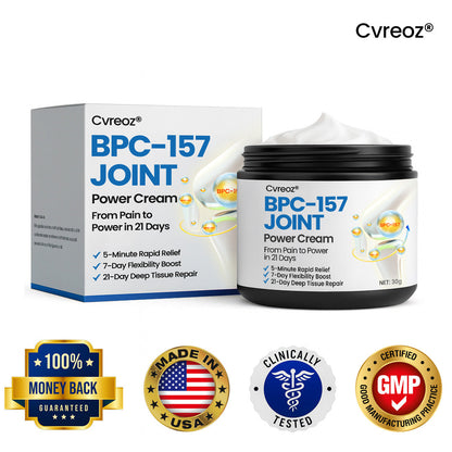Cvreoz® BPC-157 Joint Repair Cream – Fast Pain Relief & Anti-Inflammatory Power