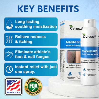 ✅  Official Store: Cvreoz® Magnesium Herbal Psoriasis Spray ⚕️ FDA Certified (for the treatment of psoriasis and eczema, improvement of bacterial infections in the genital area, treatment of acne and warts, eliminates psoriasis and eczema, etc.) (zth)