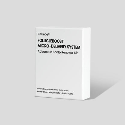 Cvreoz® FollicleBoost Micro-Delivery System Advanced Scalp Renewal Kit