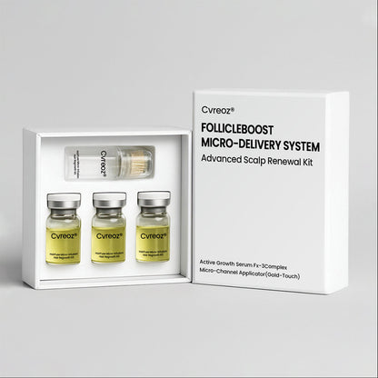 Cvreoz® FollicleBoost Micro-Delivery System Advanced Scalp Renewal Kit