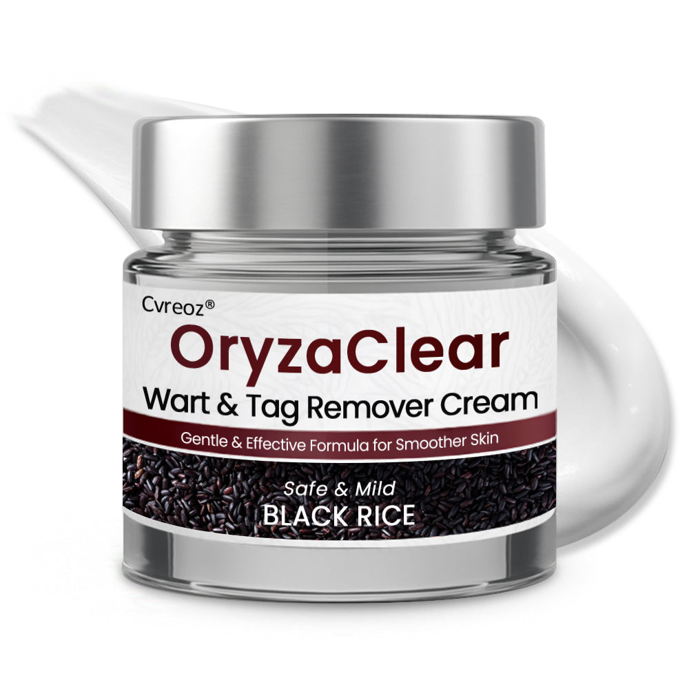 Cvreoz® OryzaClear Wart & Tag Remover Cream 👨‍⚕️ FDA Approved (Gentle & Effective Formula for Smoother Skin)