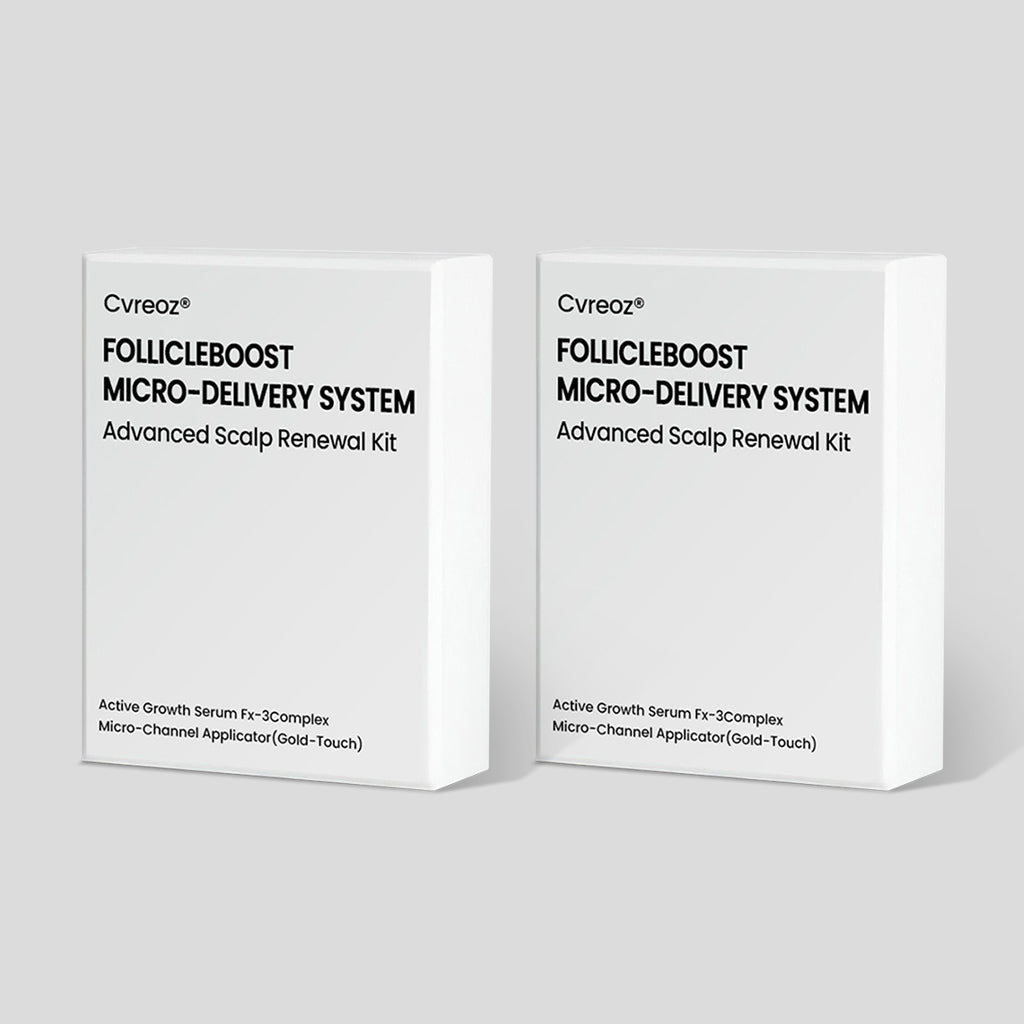 Cvreoz® FollicleBoost Micro-Delivery System Advanced Scalp Renewal Kit