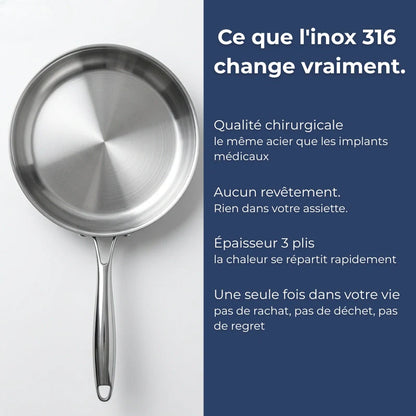 Poêle inoxydable