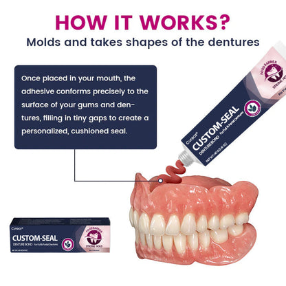 Cvreoz® CUSTOM-SEAL DENTURE BOND