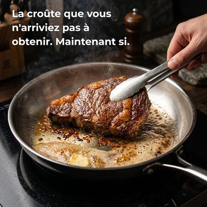Poêle inoxydable