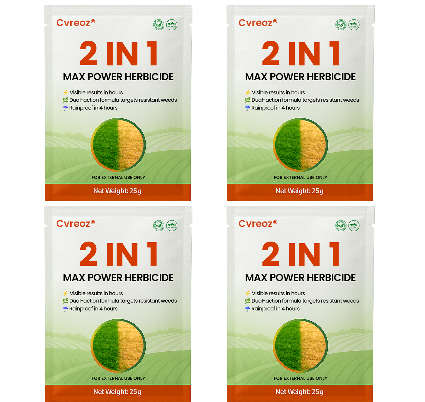 🌿 Cvreoz® 2-in-1 Weed Killer | Same-Day Results & Kills Roundup-Resistant Weeds