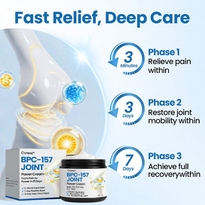 Cvreoz® BPC-157 Joint Repair Cream – Fast Pain Relief & Anti-Inflammatory Power