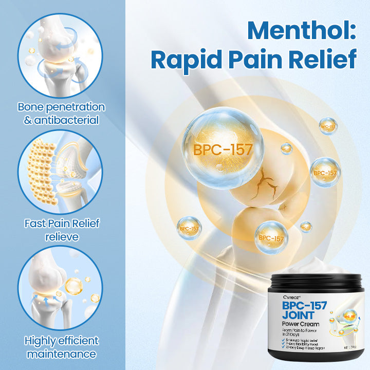 Cvreoz® BPC-157 Joint Repair Cream – Fast Pain Relief & Anti-Inflammatory Power
