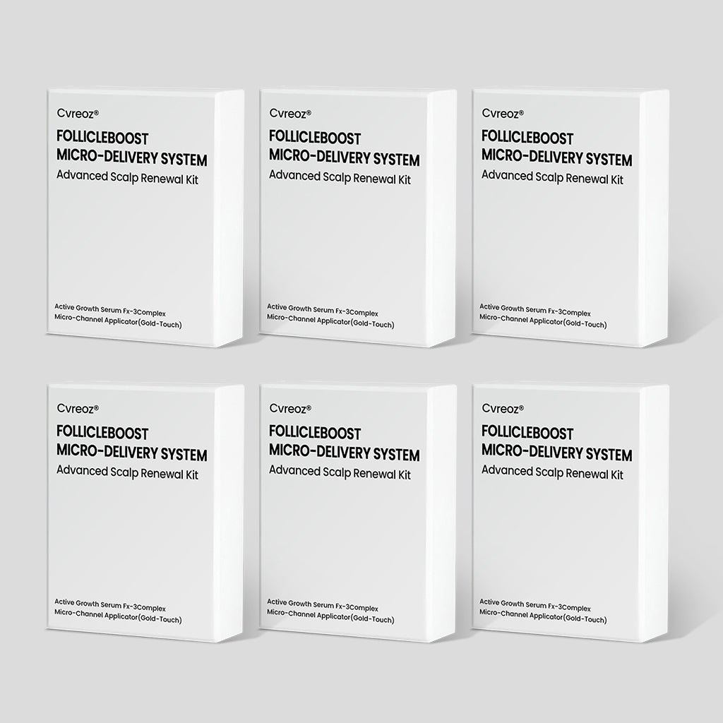 Cvreoz® FollicleBoost Micro-Delivery System Advanced Scalp Renewal Kit