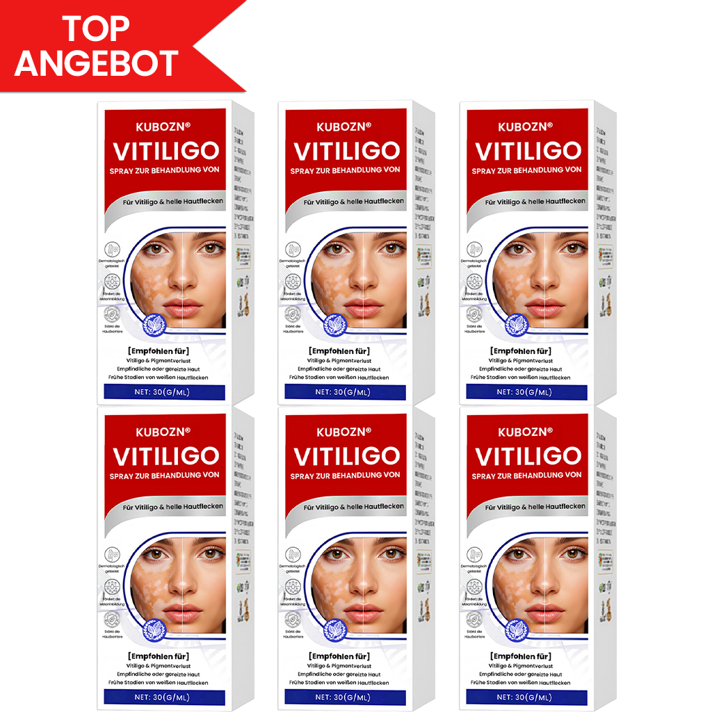 Kubozn® Vitiligo Treatment Spray 🌿 Herbal Formula Certified — (Supports Repigmentation, Prevents New Spots, and Restores Natural Skin Tone Without Steroids)