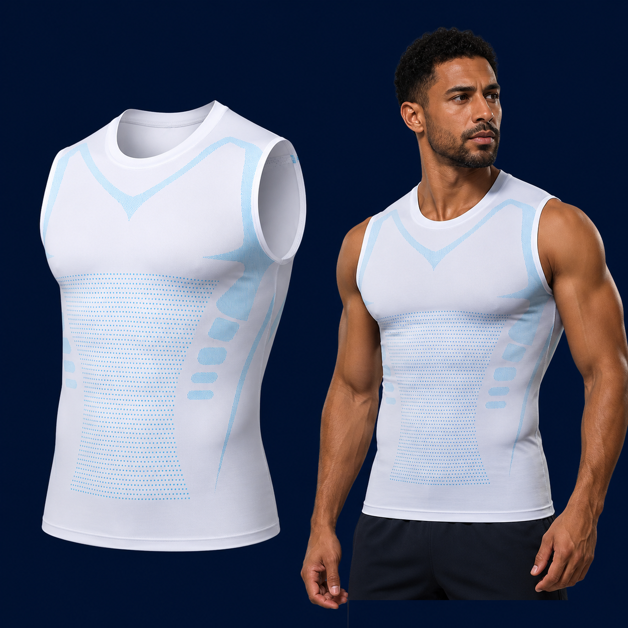 FitCore - Débardeur de Compression Gainant