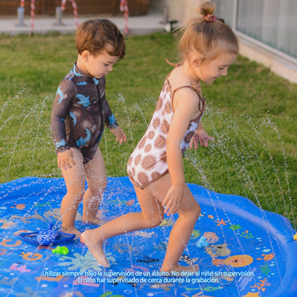 KiddoSpace XL 150 cm Alfombrilla de chapoteo para niños