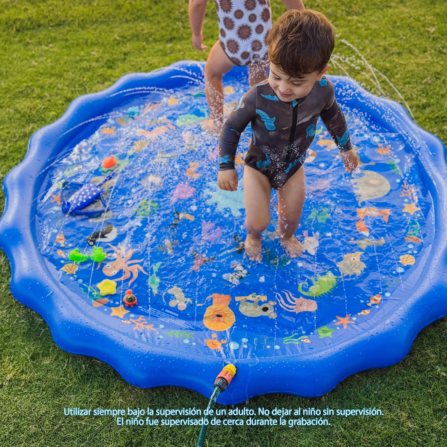 KiddoSpace XL 150 cm Alfombrilla de chapoteo para niños