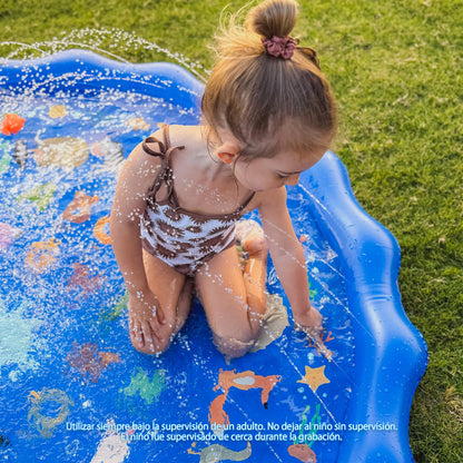 KiddoSpace XL 150 cm Alfombrilla de chapoteo para niños