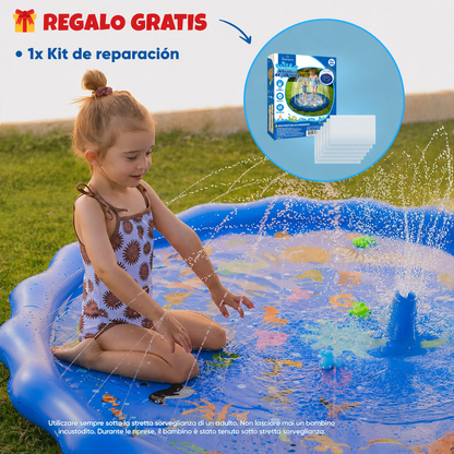 KiddoSpace XL 150 cm Alfombrilla de chapoteo para niños