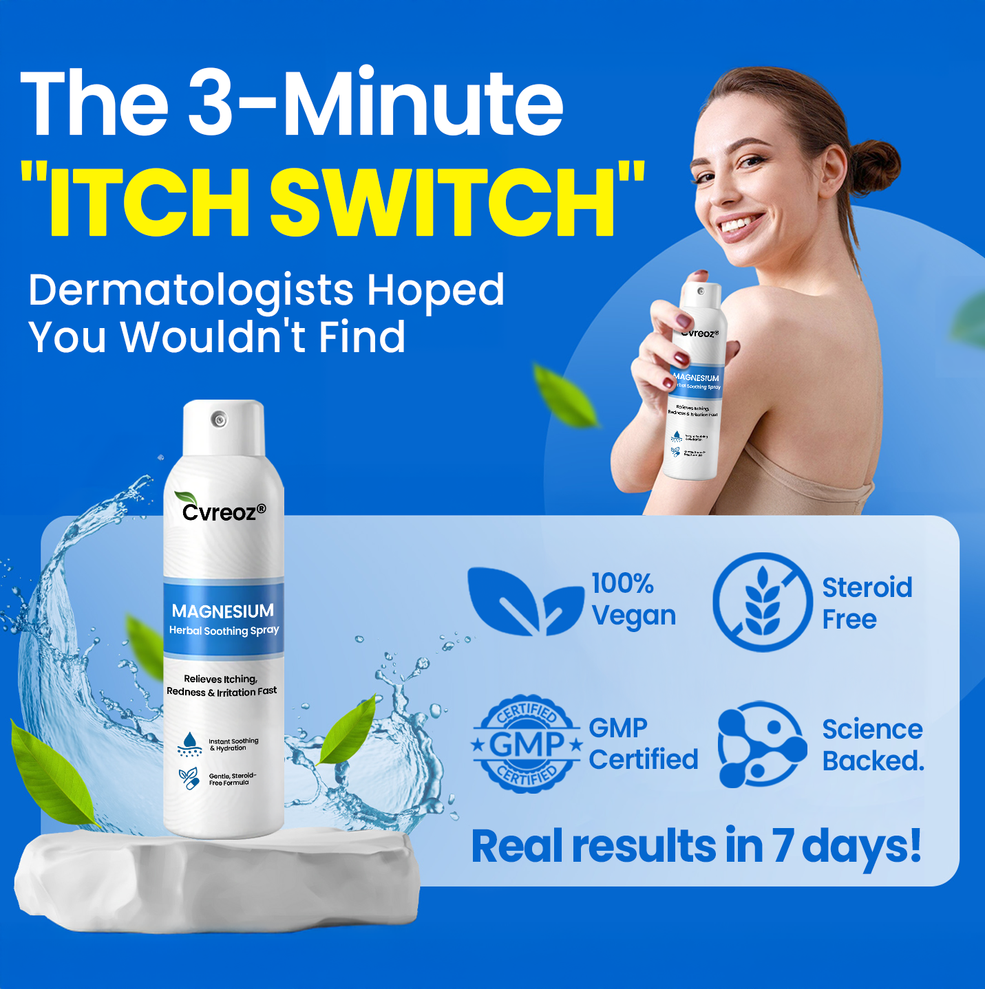 ✅  Official Store: Cvreoz® Magnesium Herbal Psoriasis Spray ⚕️ FDA Certified (Copy)