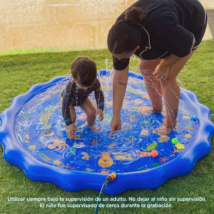 KiddoSpace XL 150 cm Alfombrilla de chapoteo para niños