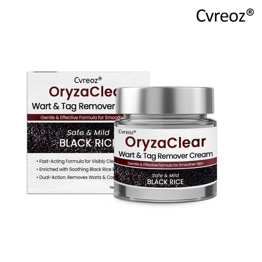 Cvreoz® OryzaClear Wart & Tag Remover Cream 👨‍⚕️ FDA Approved (Gentle & Effective Formula for Smoother Skin)