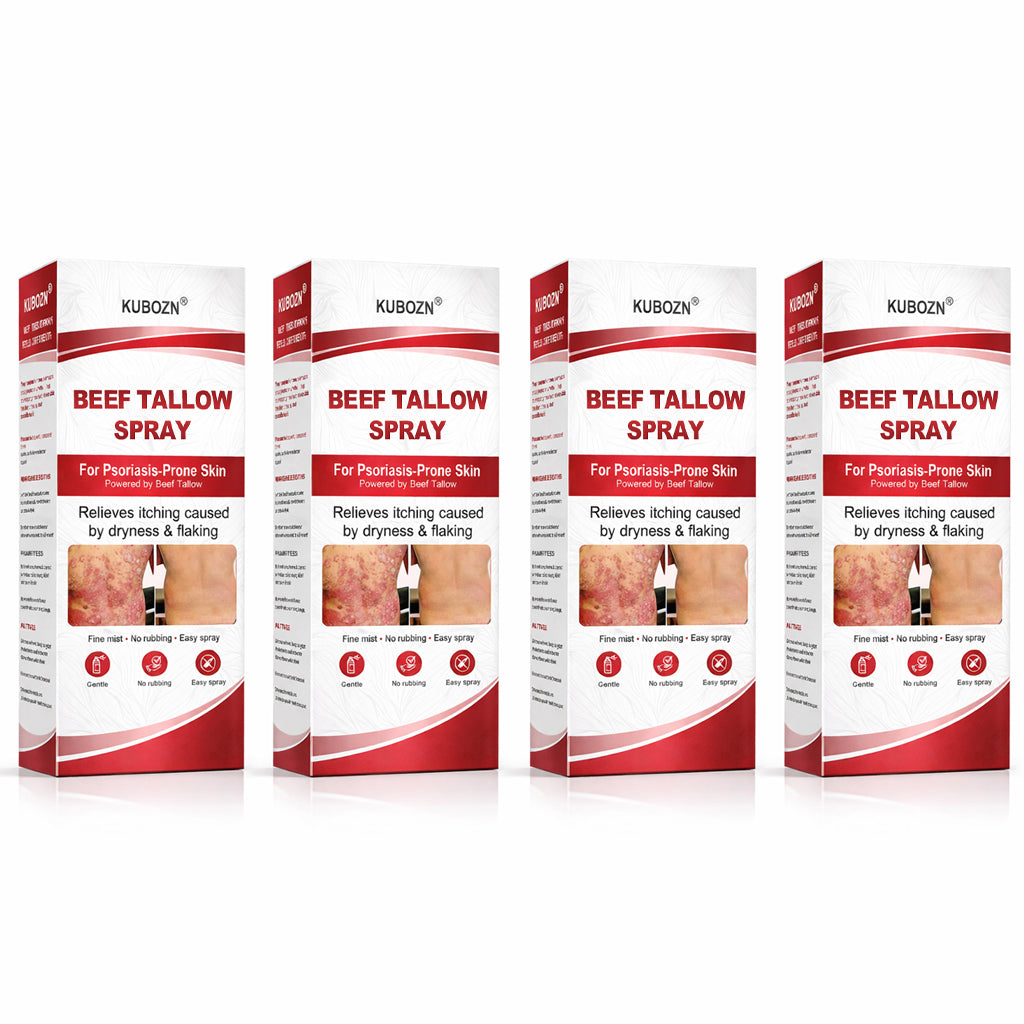 KUBOZN® Tallow Spray — The No-Rub Relief for Psoriasis-Prone Skin✨