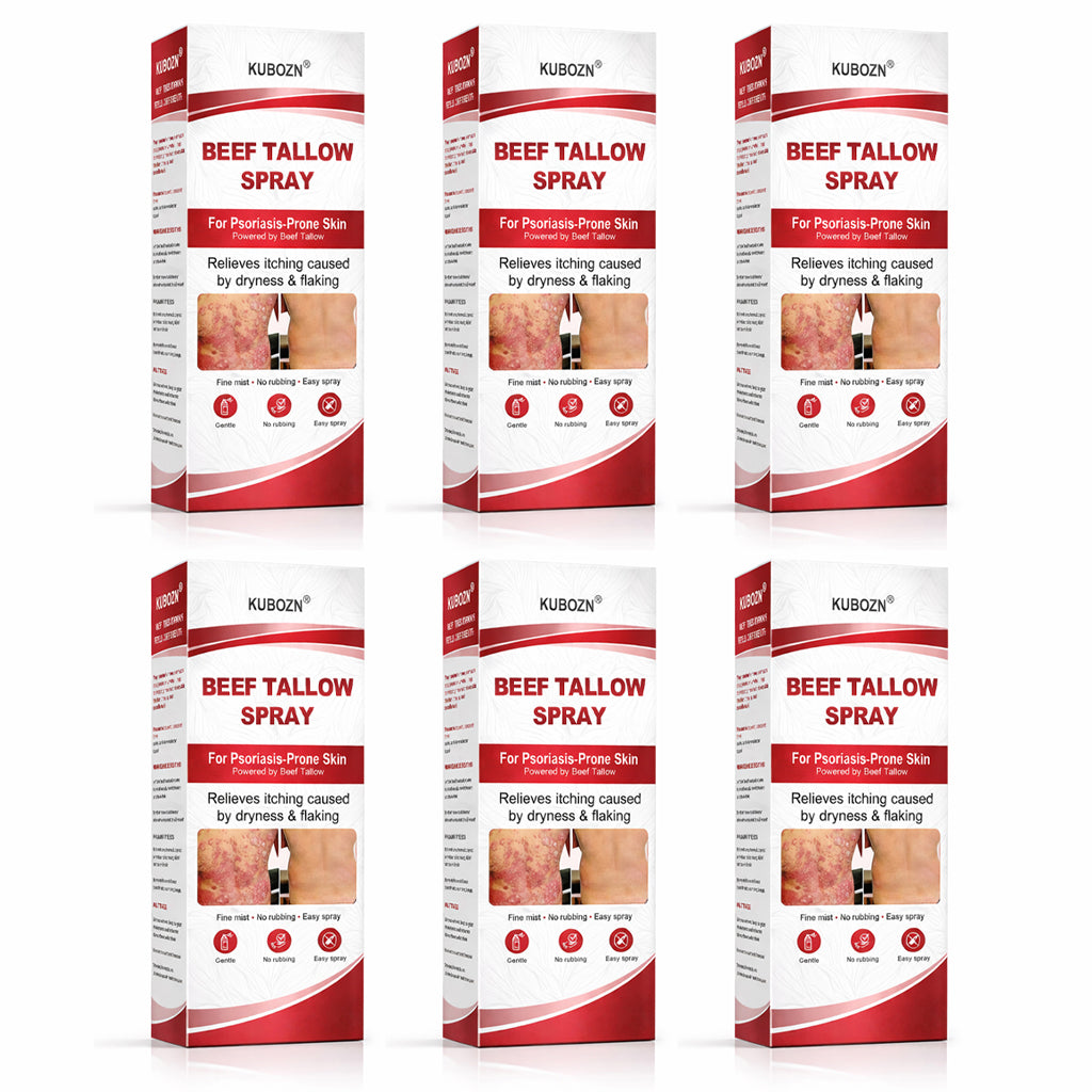 KUBOZN® Tallow Spray — The No-Rub Relief for Psoriasis-Prone Skin✨